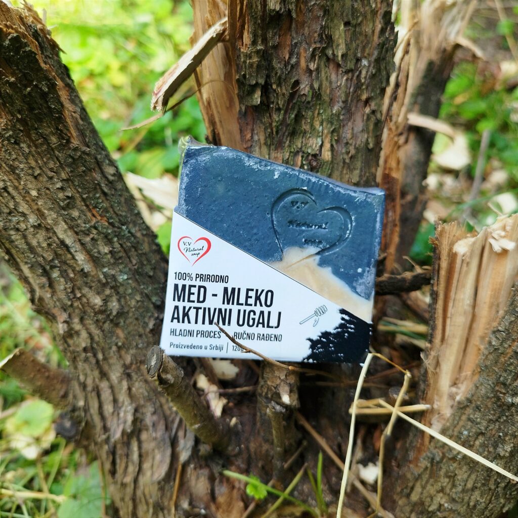 Aktivni ugalj, Med i Mleko